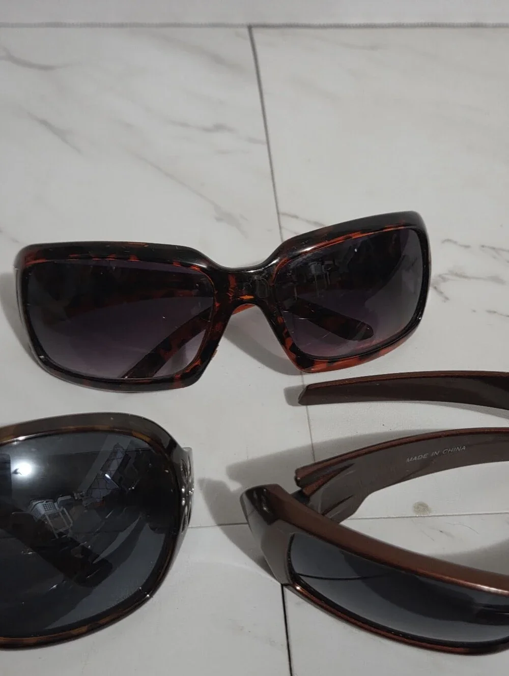 Classic Brown Tortoiseshell Women's Sunglasses - Pack Of 5